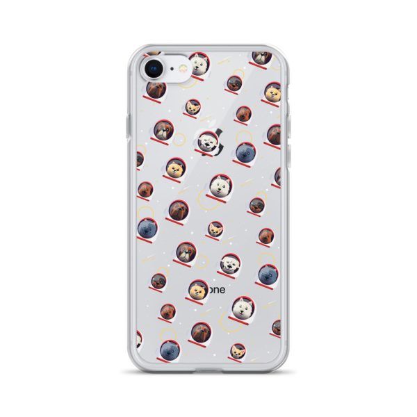 Space Dogs iPhone Clear Case