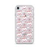 Cat Flowers and Hearts iPhone Clear Case