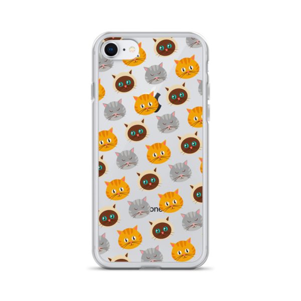 Cute Cats iPhone Clear Case