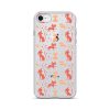 Cat Silhouettes Seamless iPhone Clear Case