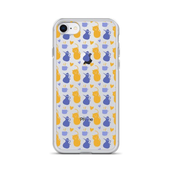 Tea and Cat iPhone Clear Case