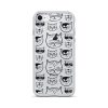 Cartoonish Cat iPhone Clear Case