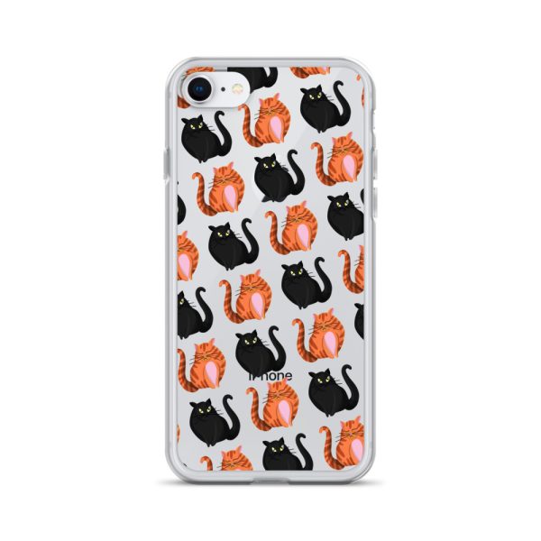 Cute Cat iPhone Clear Case