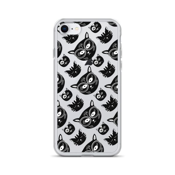 Funky Cats iPhone Clear Case