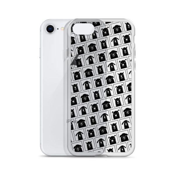 Black Dogs iPhone Clear Case