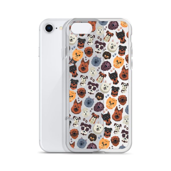 Dog Heads iPhone Clear Case