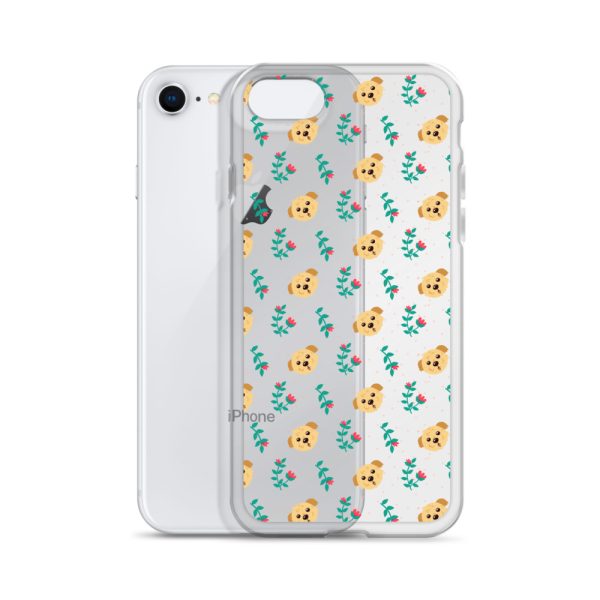 clear-case-for-iphone-iphone-7-8-case-with-phone-6a1d6bd25bf1e.jpg Dogs and Flowers iPhone Clear Case