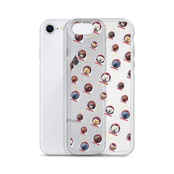 Space Dogs iPhone Clear Case