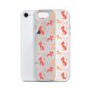 Cat Silhouettes Seamless iPhone Clear Case