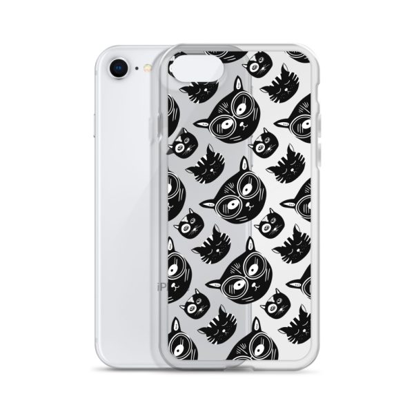 Funky Cats iPhone Clear Case