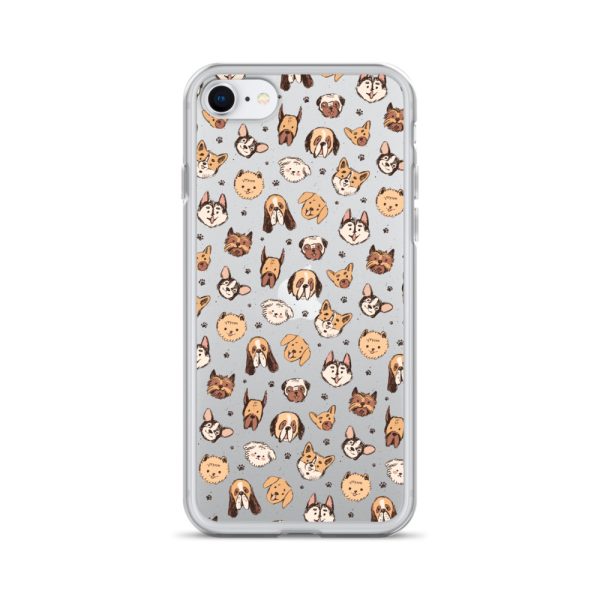 Cute Dog Breeds iPhone Clear Case