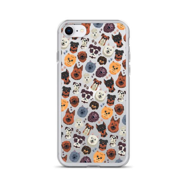 Dog Heads iPhone Clear Case