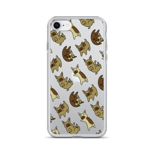French Bulldog iPhone Clear Case