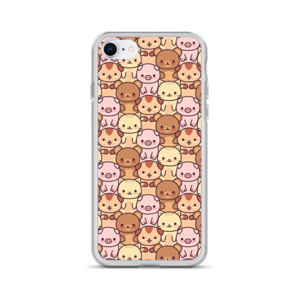 Kawaii Animals iPhone Clear Case