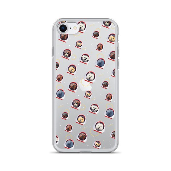 Space Dogs iPhone Clear Case