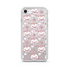 Cat Flowers and Hearts iPhone Clear Case