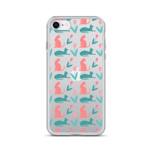 clear-case-for-iphone-iphone-se-case-on-phone-6a1d6dc356e53.jpg Cat Silhouettes iPhone Clear Case
