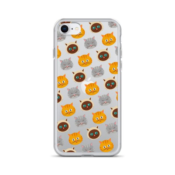 Cute Cats iPhone Clear Case