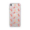 Cat Silhouettes Seamless iPhone Clear Case