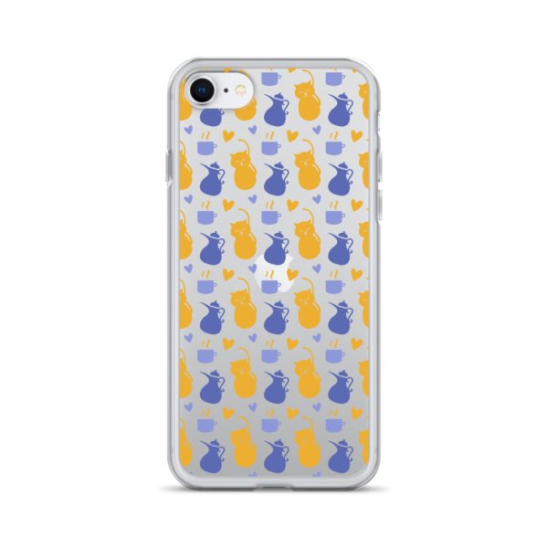 Tea and Cat iPhone Clear Case