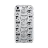 Cartoonish Cat iPhone Clear Case