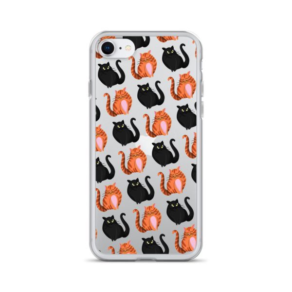 Cute Cat iPhone Clear Case