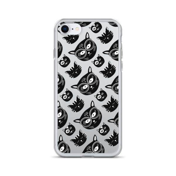 Funky Cats iPhone Clear Case