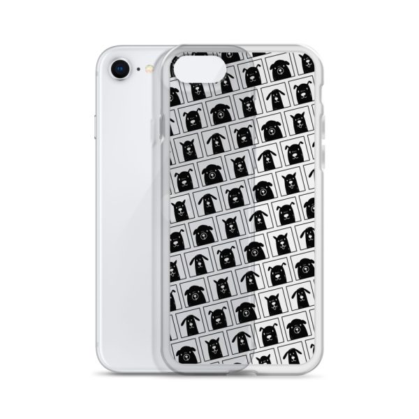 Black Dogs iPhone Clear Case