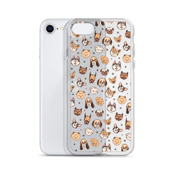 Cute Dog Breeds iPhone Clear Case