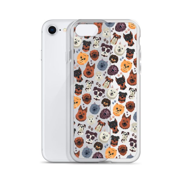 Dog Heads iPhone Clear Case