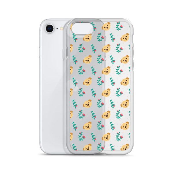 clear-case-for-iphone-iphone-se-case-with-phone-6a1d6bd25bfe5.jpg Dogs and Flowers iPhone Clear Case