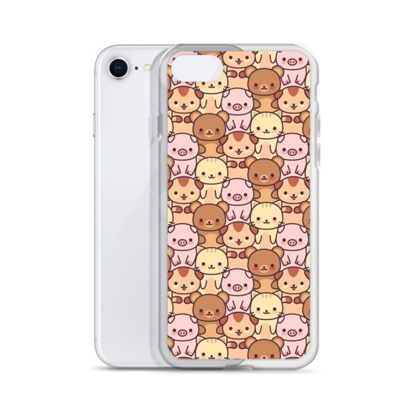 Kawaii Animals iPhone Clear Case