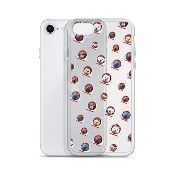 Space Dogs iPhone Clear Case