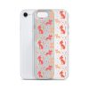 Cat Silhouettes Seamless iPhone Clear Case