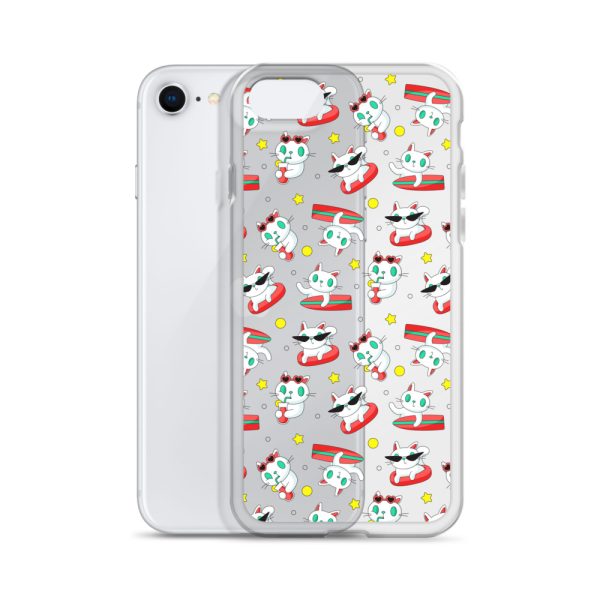 clear-case-for-iphone-iphone-se-case-with-phone-6a1d6f6aa05a4.jpg Cat Surfing iPhone Clear Case