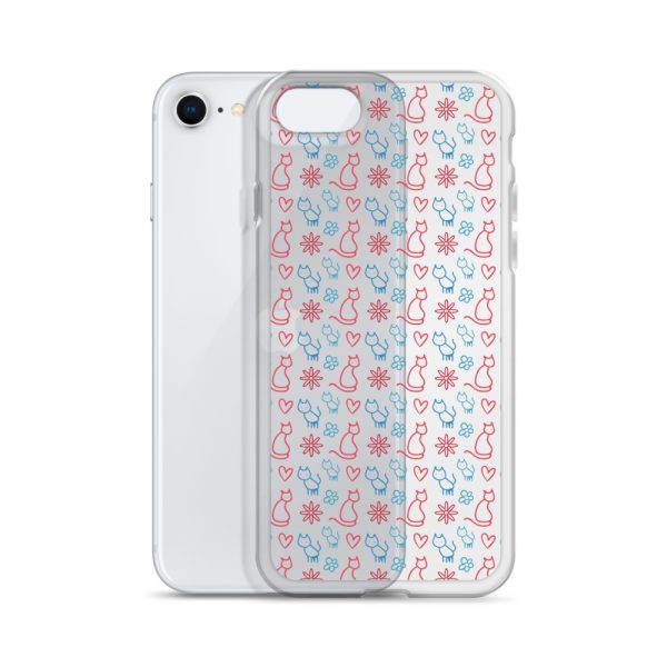 clear-case-for-iphone-iphone-se-case-with-phone-6a1d6fc0b1671.jpg Cats and Flowers iPhone Clear Case