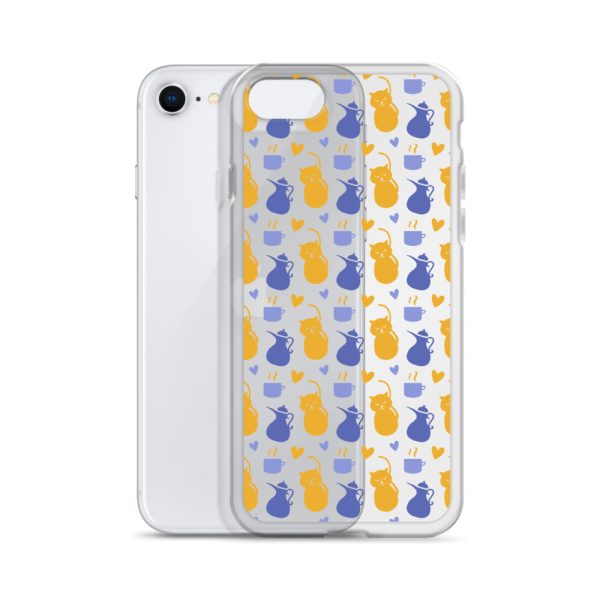 Tea and Cat iPhone Clear Case
