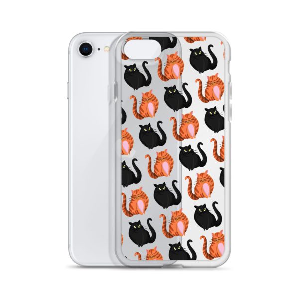 Cute Cat iPhone Clear Case