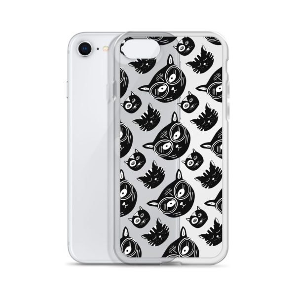Funky Cats iPhone Clear Case