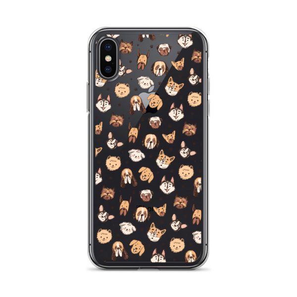 Cute Dog Breeds iPhone Clear Case