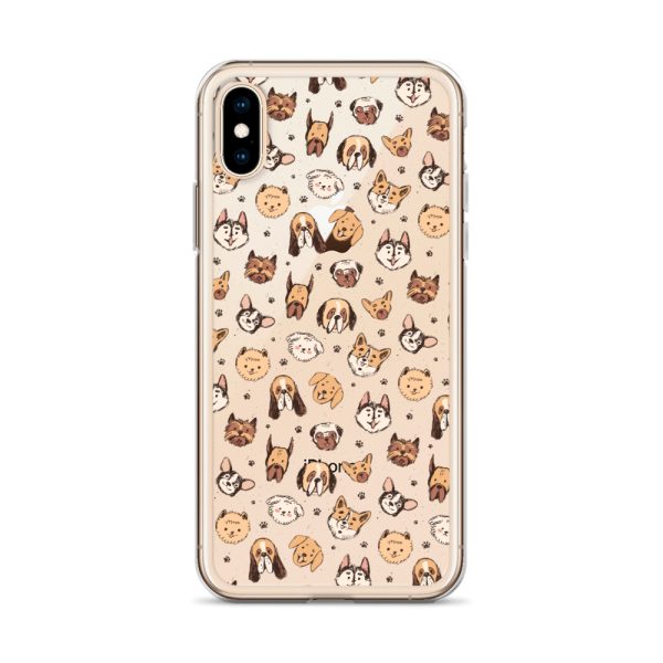 Cute Dog Breeds iPhone Clear Case
