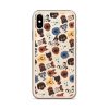 Dog Heads Seamless iPhone Clear Case