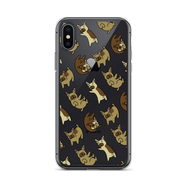 French Bulldog iPhone Clear Case