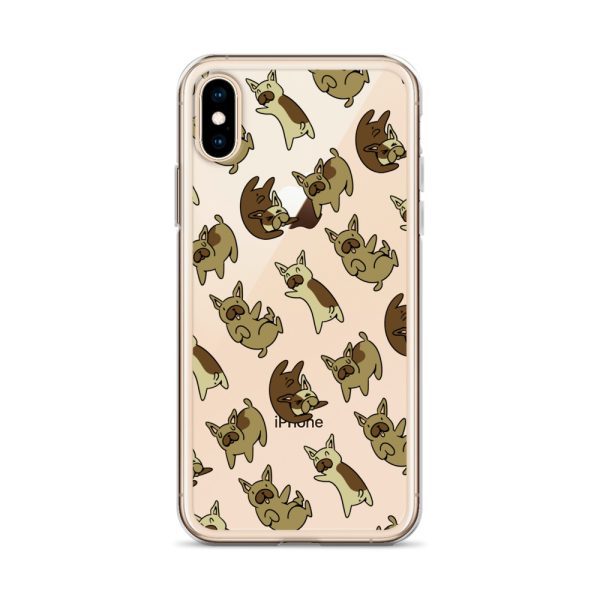 French Bulldog iPhone Clear Case