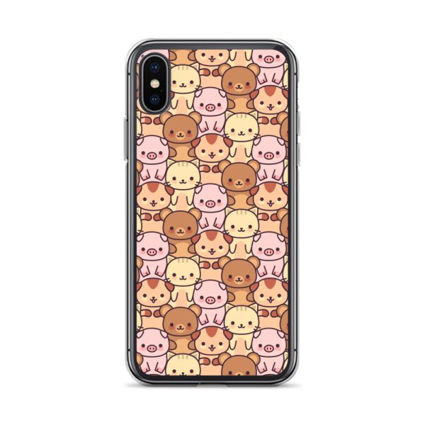 Kawaii Animals iPhone Clear Case