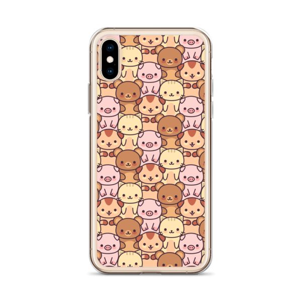 Kawaii Animals iPhone Clear Case