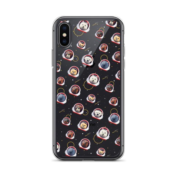 Space Dogs iPhone Clear Case