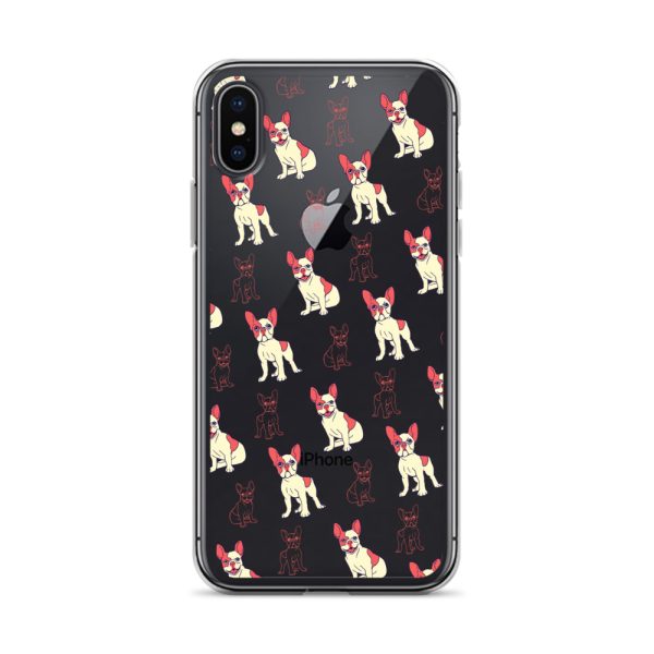 French Bulldog iPhone Clear Case