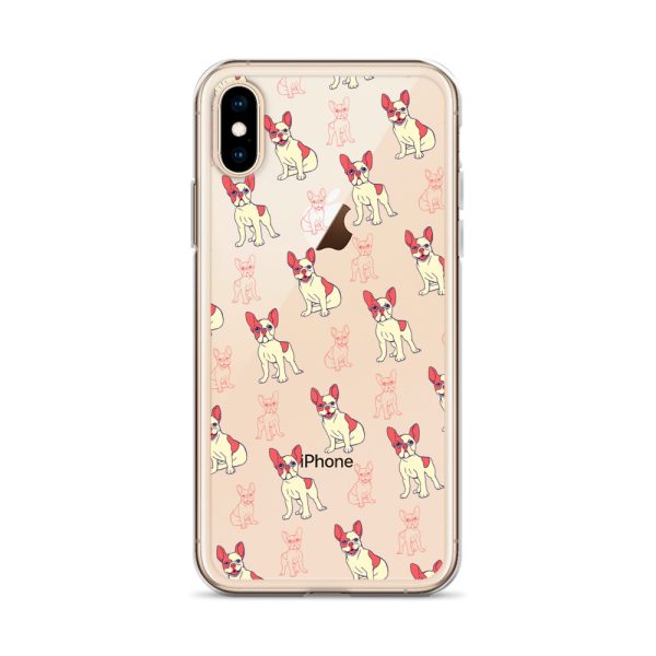 French Bulldog iPhone Clear Case