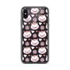 Cat Flowers and Hearts iPhone Clear Case